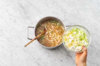 Cuire les nouilles udon