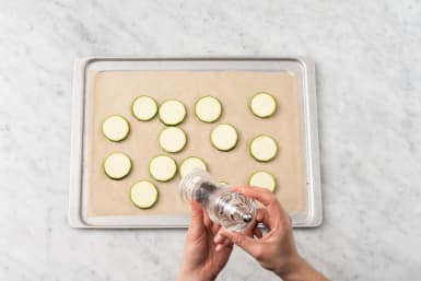 Cuire la courgette