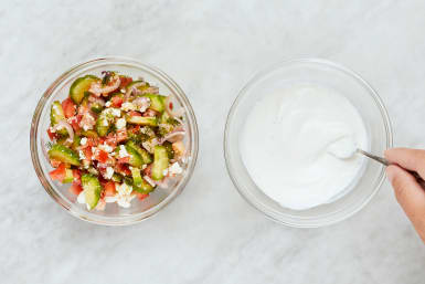 Make Salad & Sauce