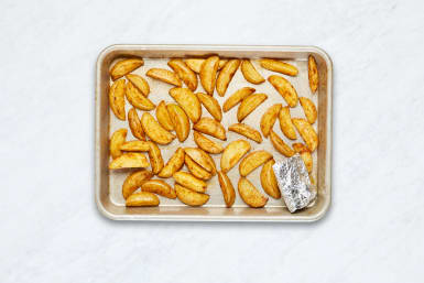 Roast Potatoes & Garlic