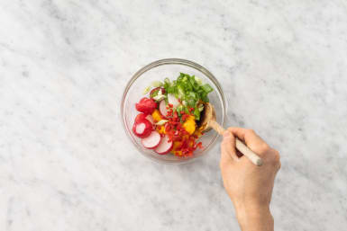 Blanda mangosalsa