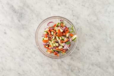 Blanda tomatsallad