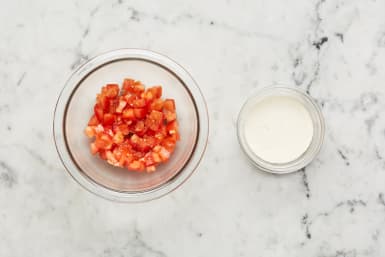 Marinate Tomatoes & Make Sauce
