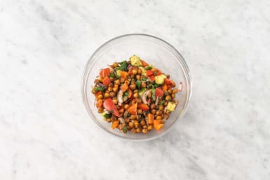 Förbered sallad