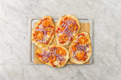 Stek naanpizza