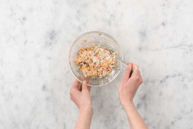 Zalmsalade maken