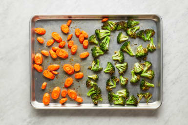 Prep Chicken & Roast Broccoli