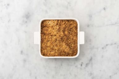 Préparer le crumble