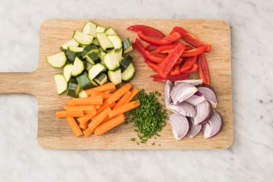 Forbered grønnsaker
