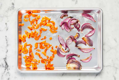 Roast Carrots & Onion