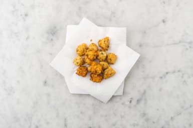Fríe los buñuelos