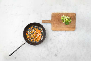 Prepara y cocina las verduras