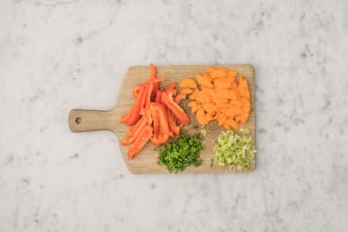 Prepara los vegetales
