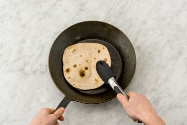Cook the chapatis