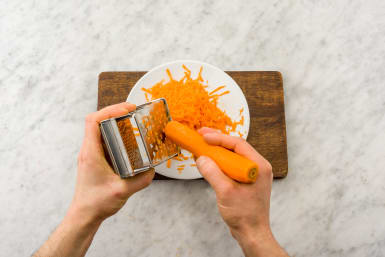 Grate the carrot