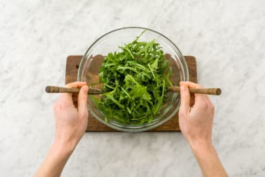 Make Salad and Season Lentils