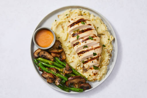 Browned Butter Grilled Chicken & Yukon Mash