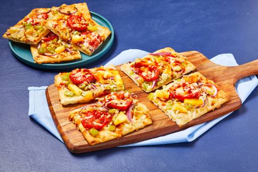 BBQ Pineapple & Pepper Jack Flatbreads