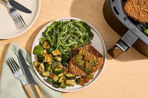 Air Fryer Chicken Milanese