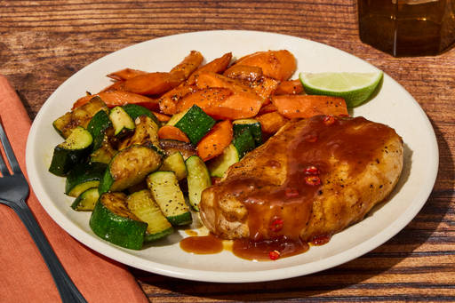 Apricot Chicken with a Kick