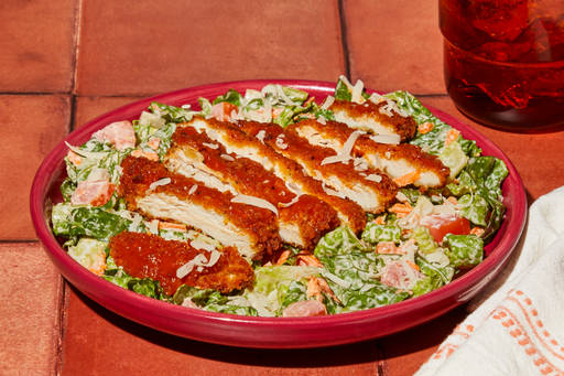 Crispy Buffalo Ranch Chicken Salad