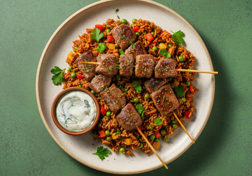 HFUSRC-R17995A_Hero_ChimichurriSteakSkewersAndChaufaRice_W02_2026-3025541a