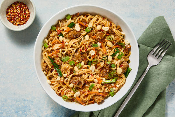 Szechuan Pork Noodle Stir-Fry
