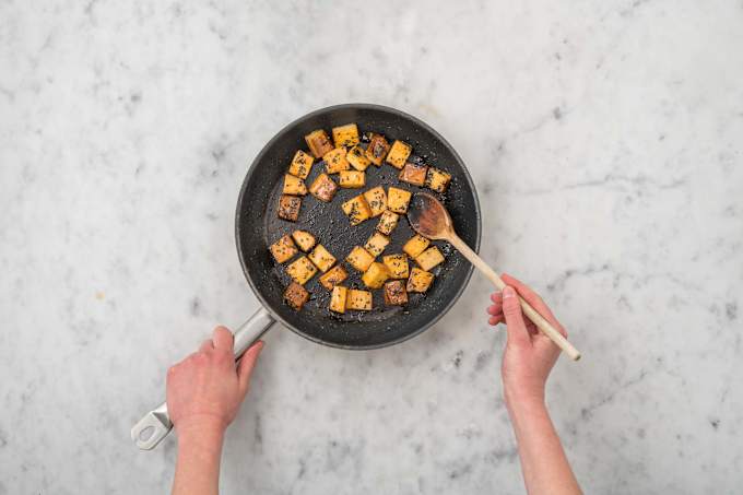 Mango Chutney Glazed Tofu step 5