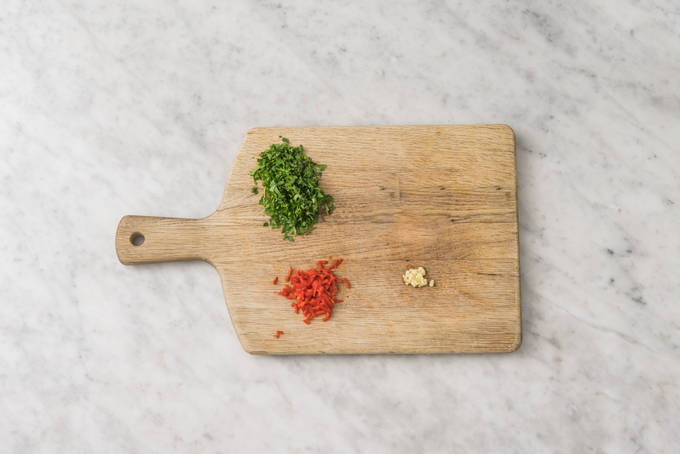 Herby Burgers and Wedges step 2