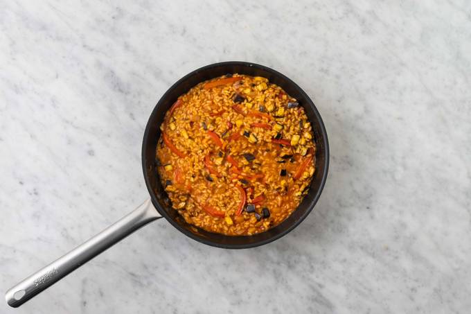 Oven-Baked Ratatouille Risotto step 5