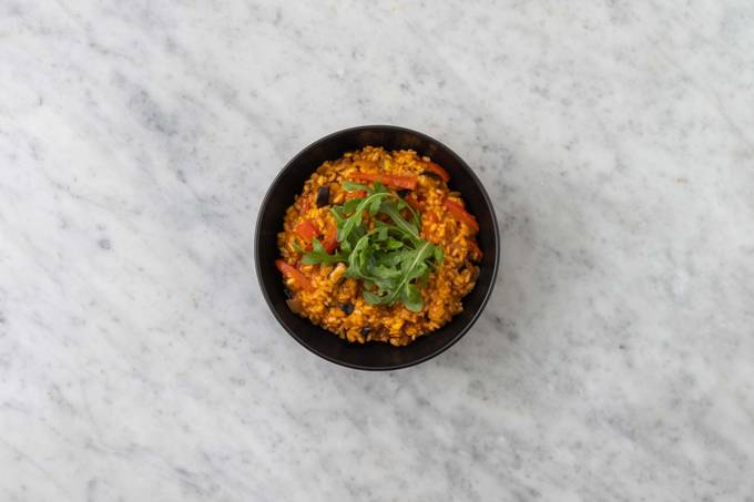 Oven-Baked Ratatouille Risotto step 6