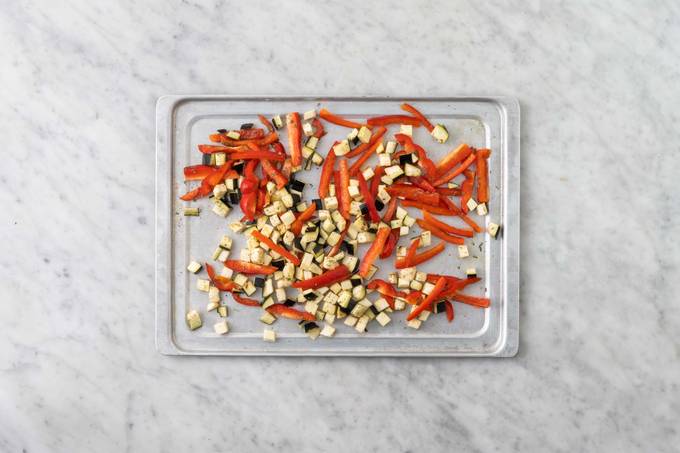 Oven-Baked Ratatouille Risotto step 2