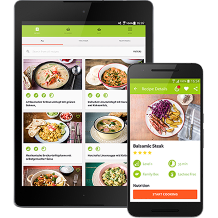 hellofresh goes app
