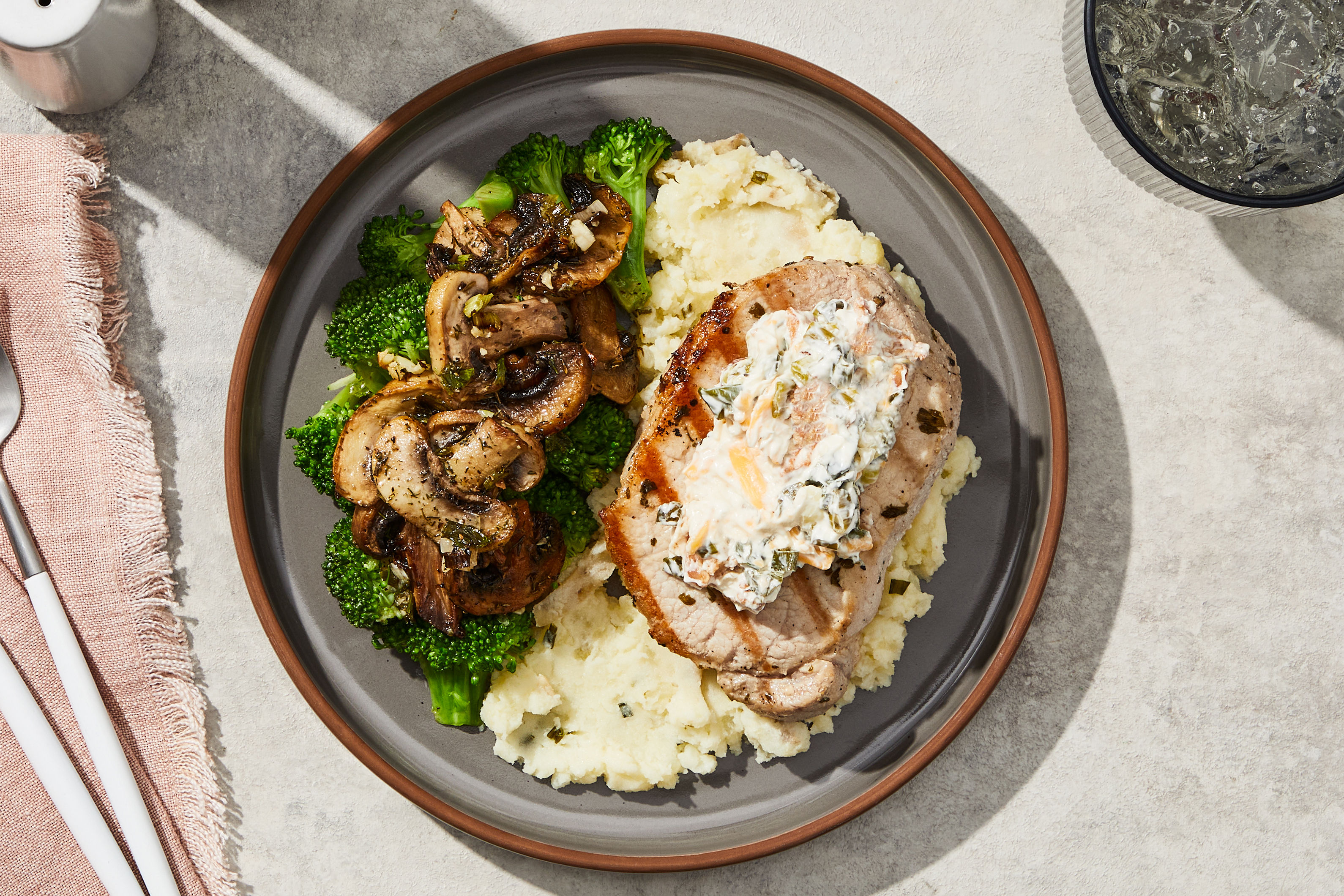 Loaded Mashed Potato Pork Chop Recipe | HelloFresh