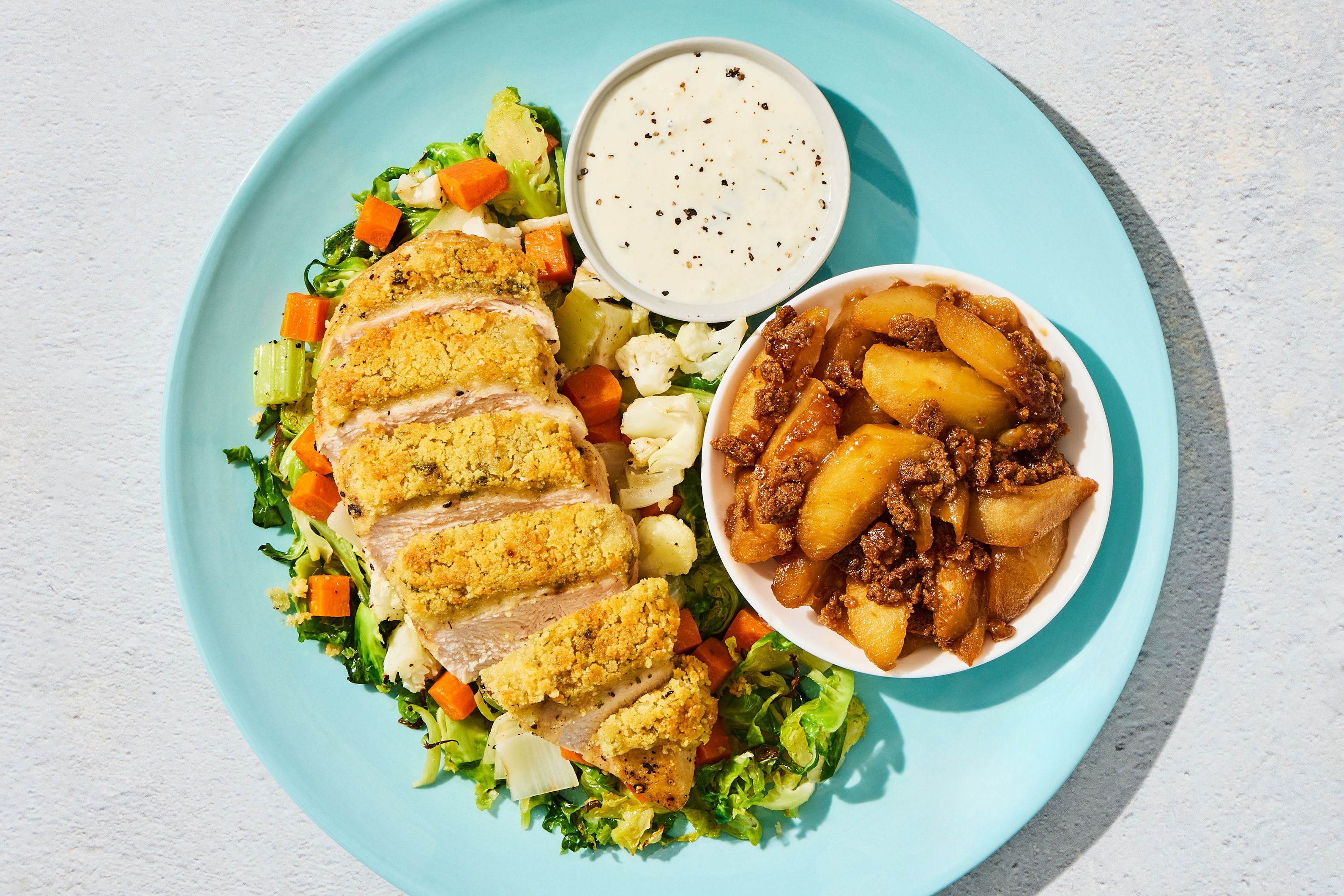 Ranch-Crusted Chicken & Apple Cake Recipe | HelloFresh
