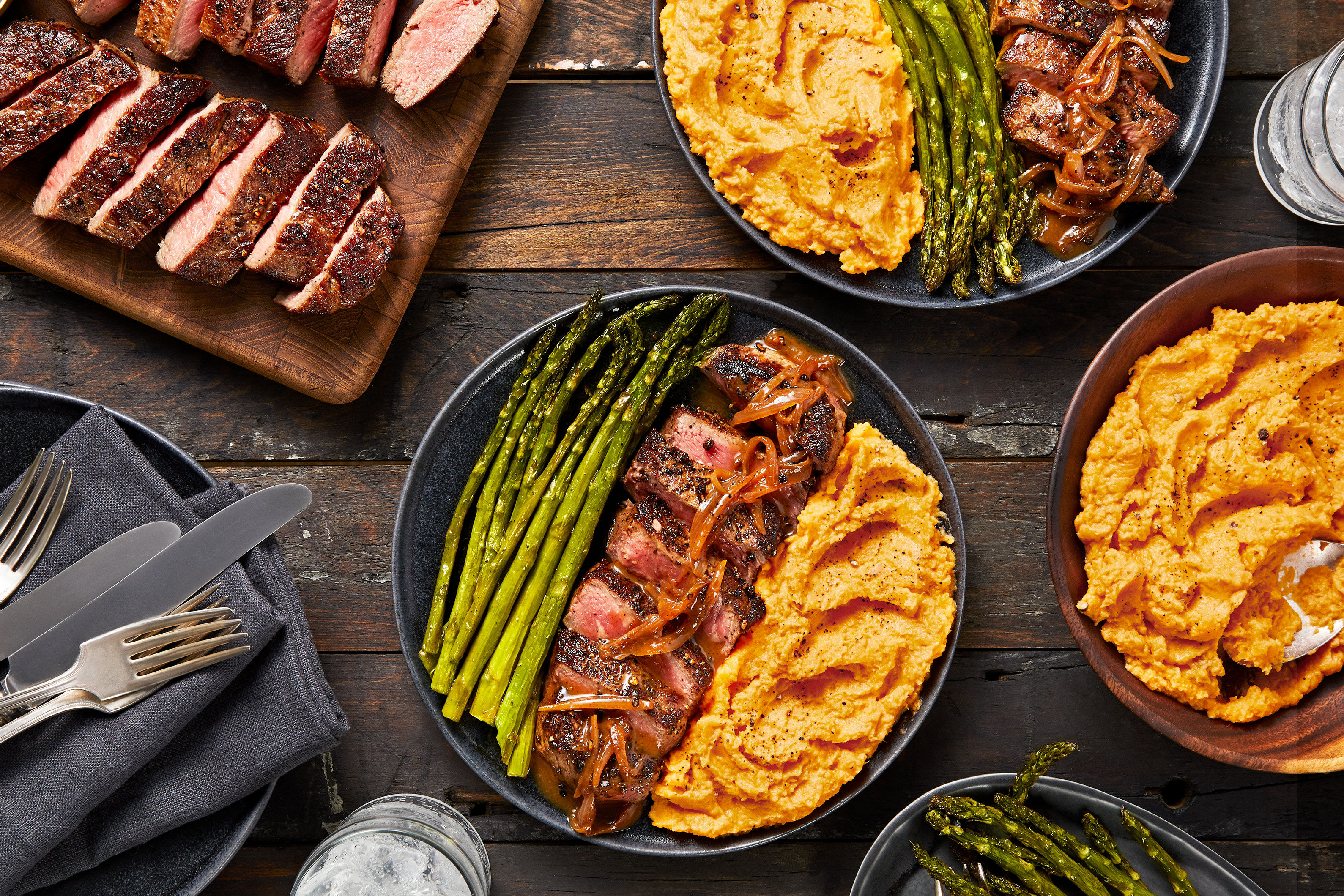 PeppercornCrusted Sirloin with Shallot Pan Sauce Recipe HelloFresh