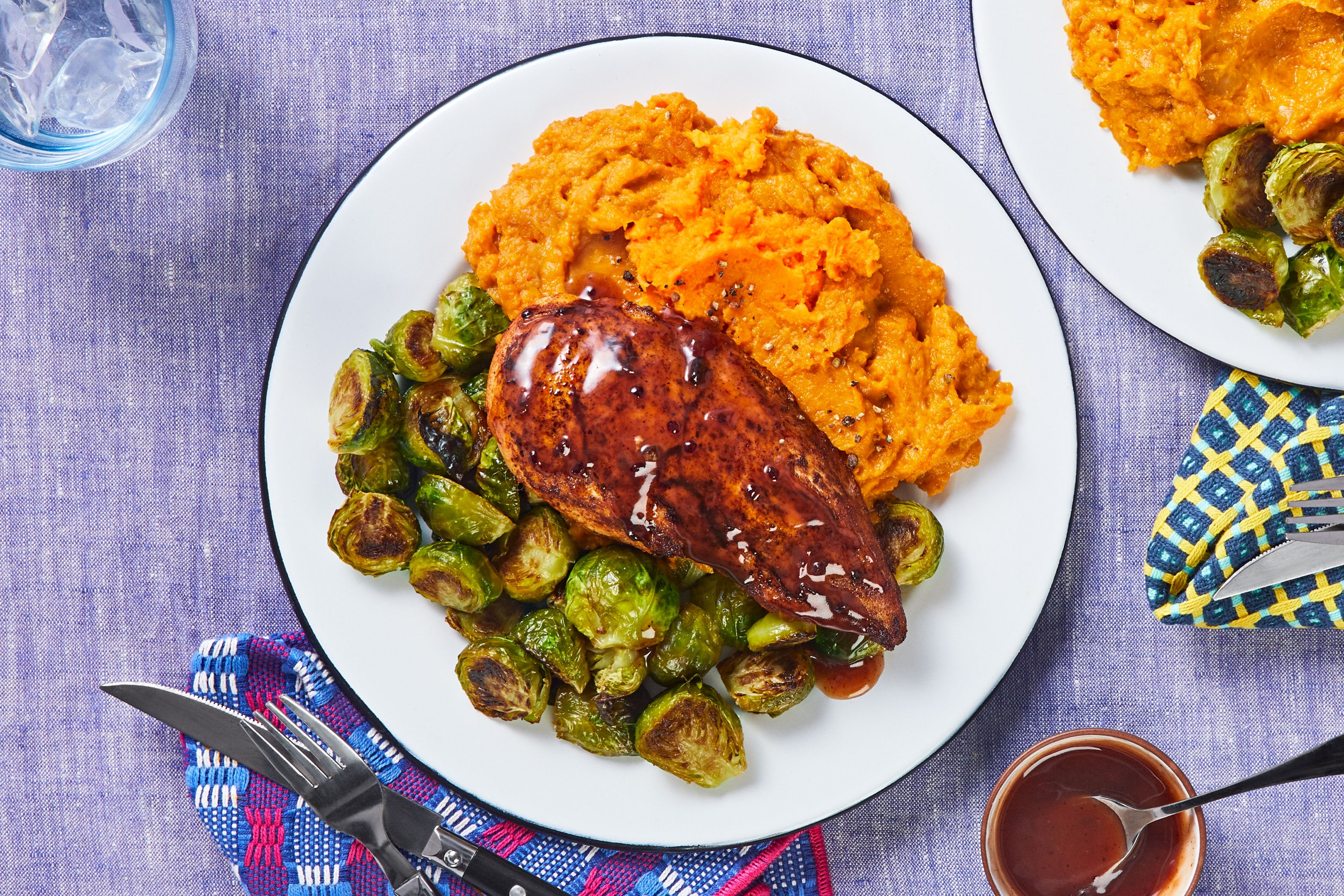 Baked Chicken And Sweet Potato Mashed Potatoes Recipe HelloFresh