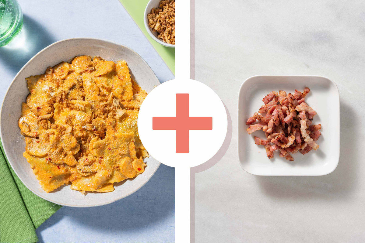 Creamy Gochujang Spinach & Ricotta Ravioli Recipe HelloFresh