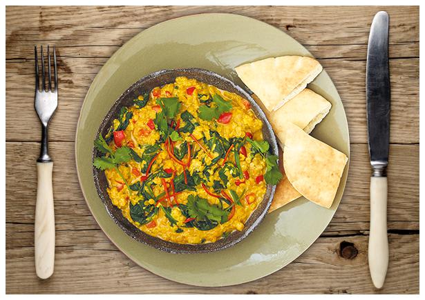 Indisch gewürztes „Power Päckchen“ Linsen-Curry Rezept | HelloFresh