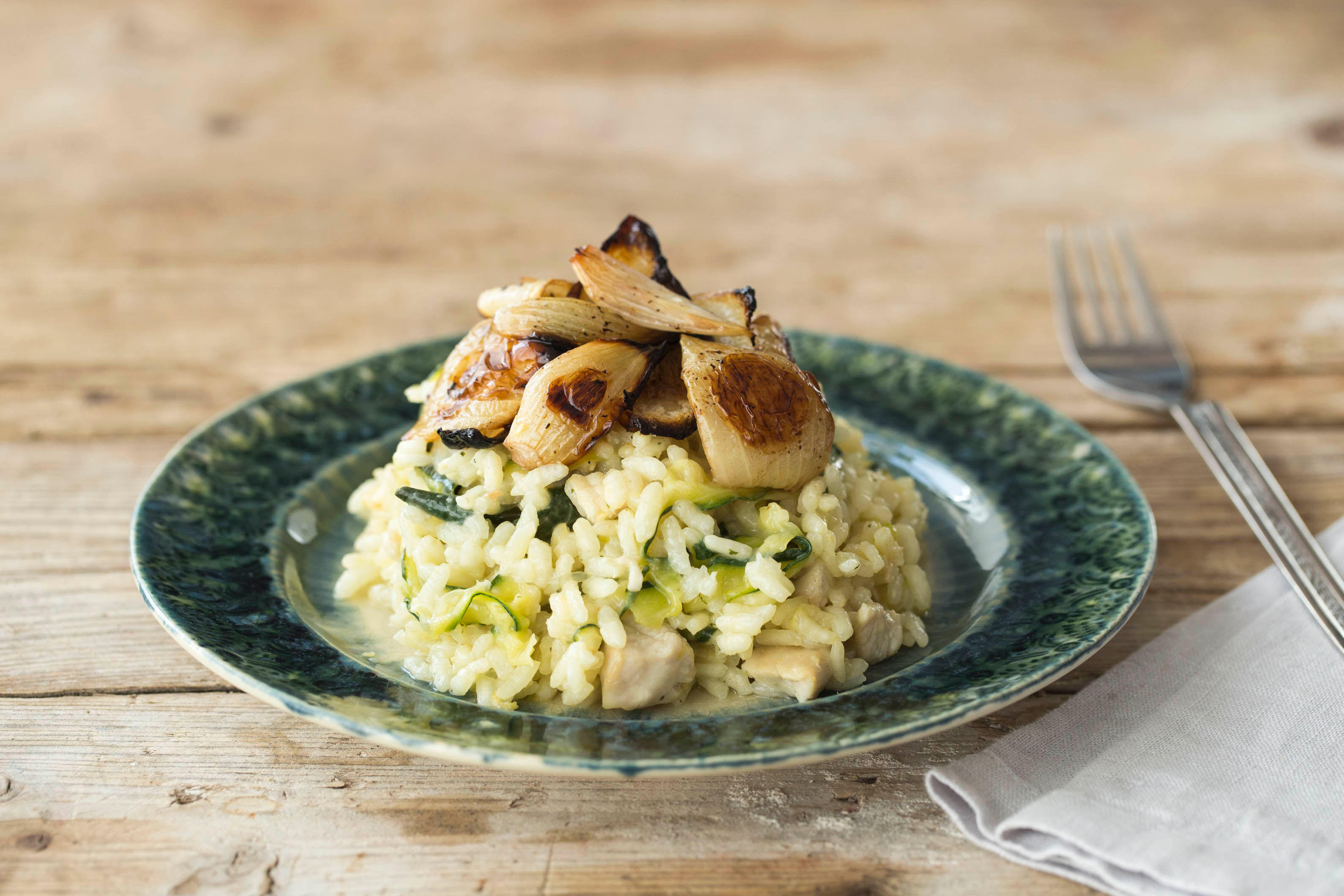 Caramelised Onion Risotto with Succulent Chicken Recipe HelloFresh