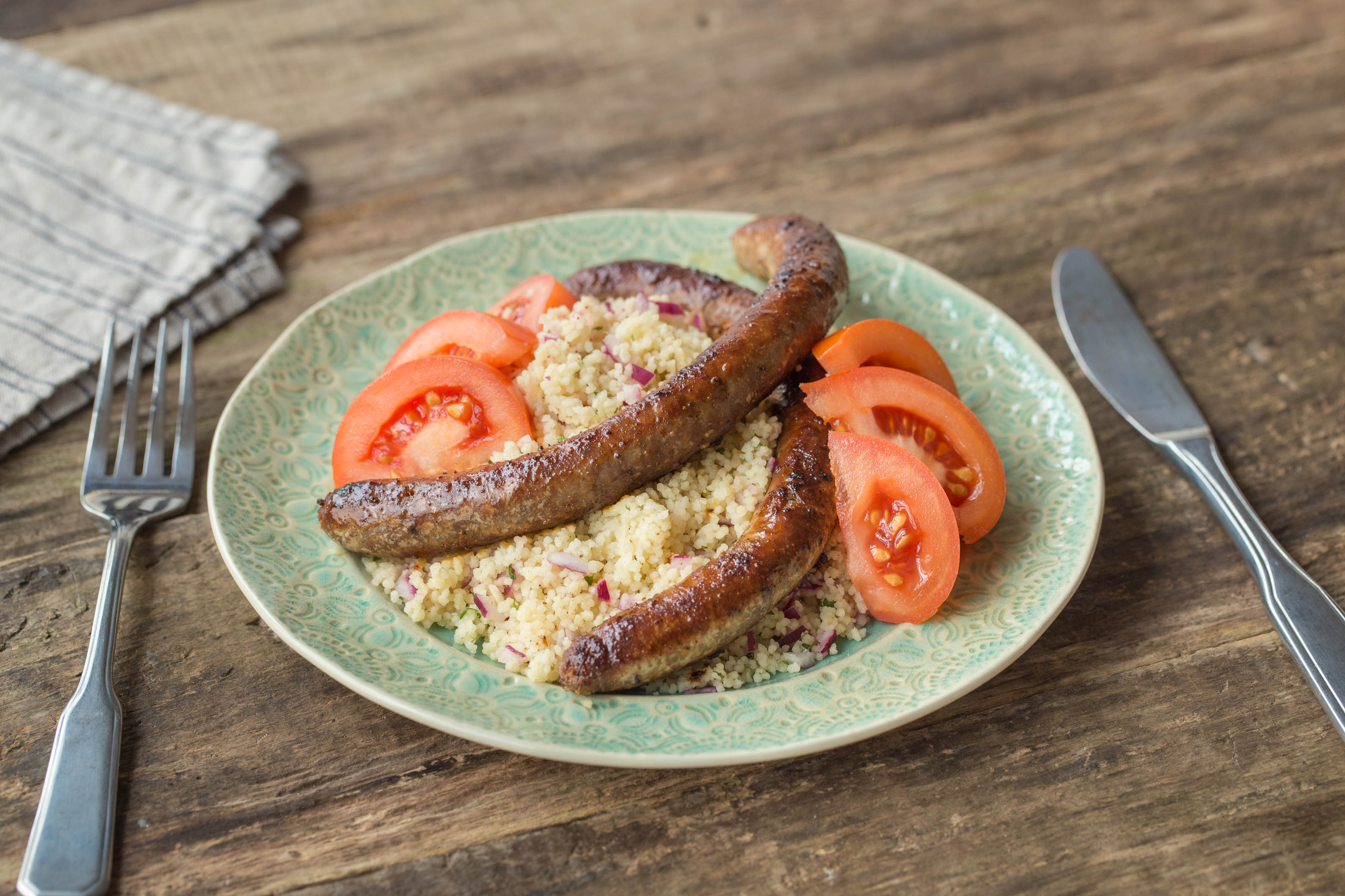 Merguez Sausages with Couscous Recipe HelloFresh