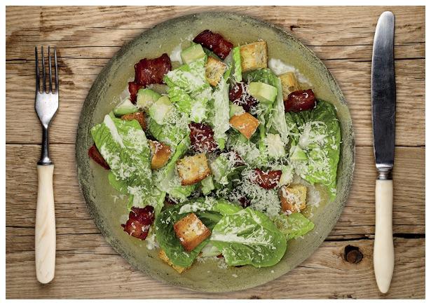 Caesar Salat mit Bacon und Avocado Rezept | HelloFresh