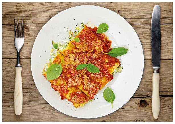 Zucchini-Cannelloni verfeinert mit Ricotta und Pecorino Rezept | HelloFresh