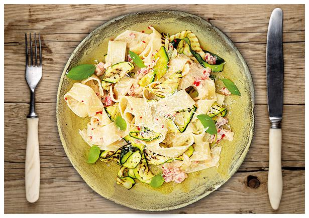 Sommerliche Pappardelle-Pasta Rezept | HelloFresh