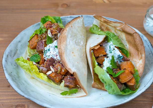 Libanesische Süßkartoffel Wraps Rezept | HelloFresh