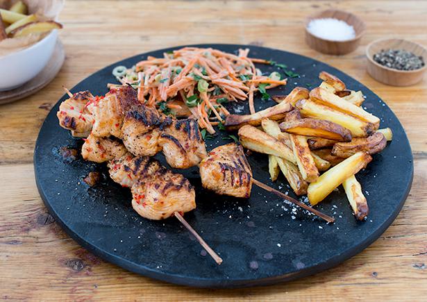 Paprika-Putenbrustspieße Rezept | HelloFresh Paprika-Putenbrustspieße Rezept | HelloFresh