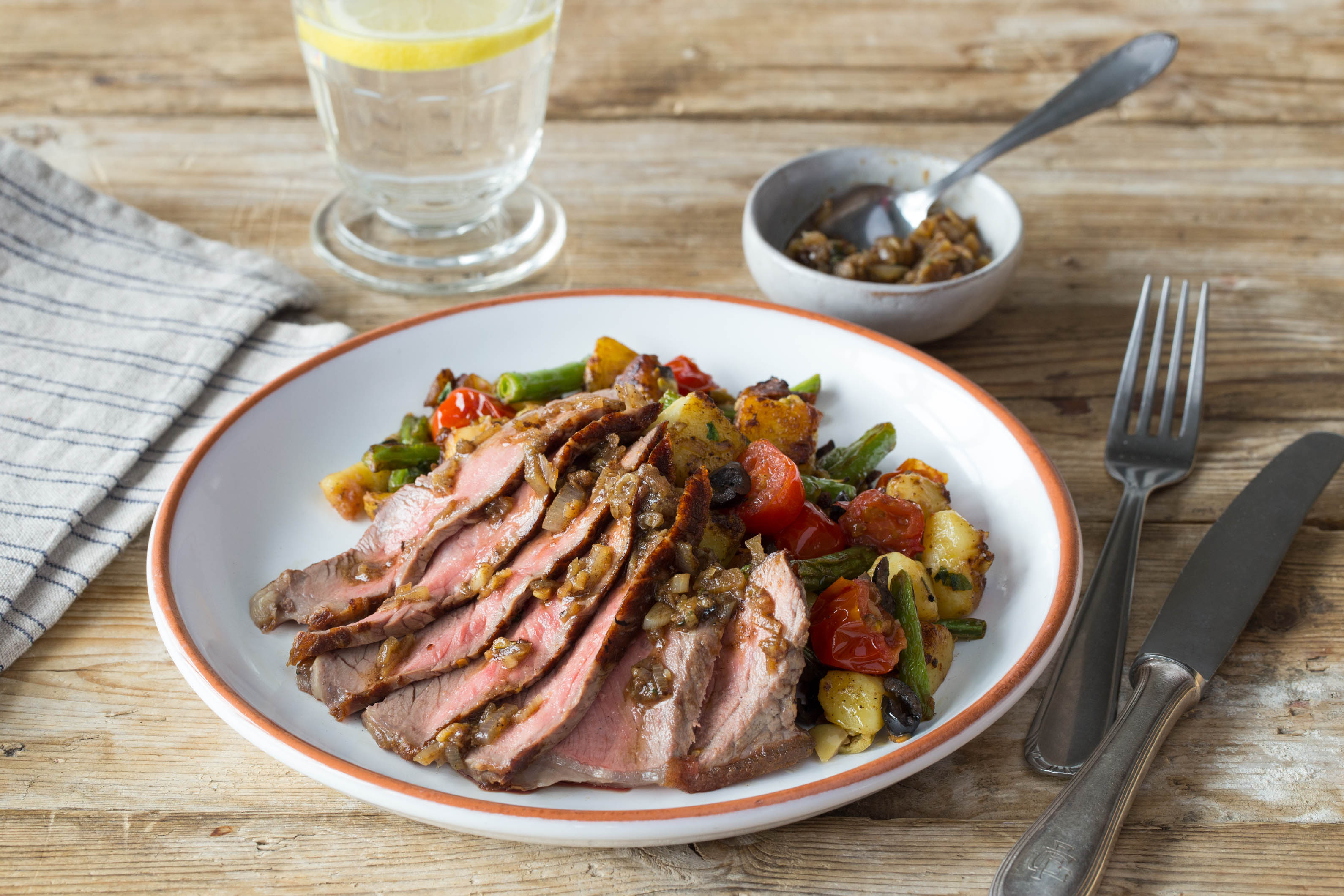 Seared Steak and Crispy Potato Salad Recipe HelloFresh