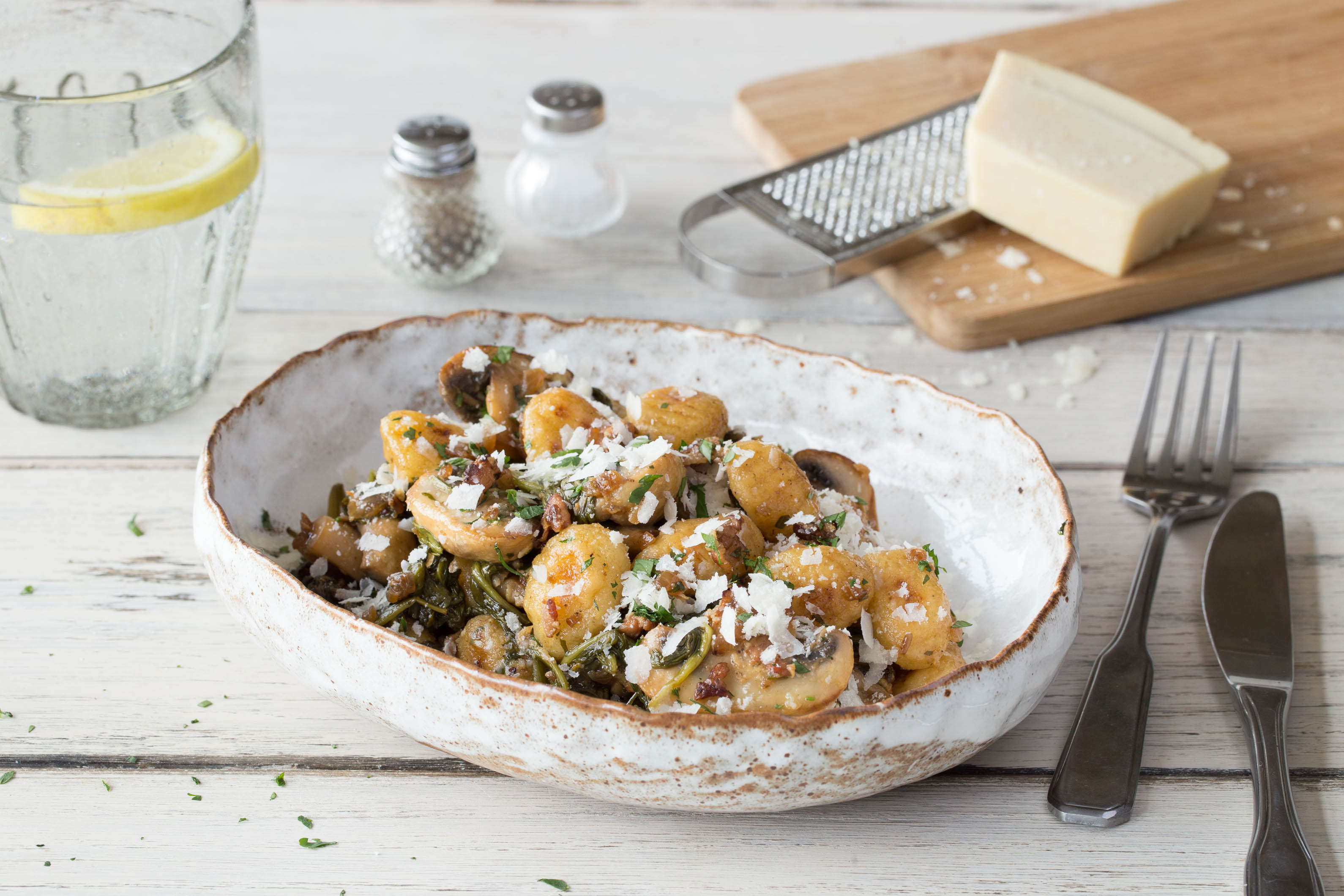 Gnocchi With Bacon & Mushroom Recipe | HelloFresh