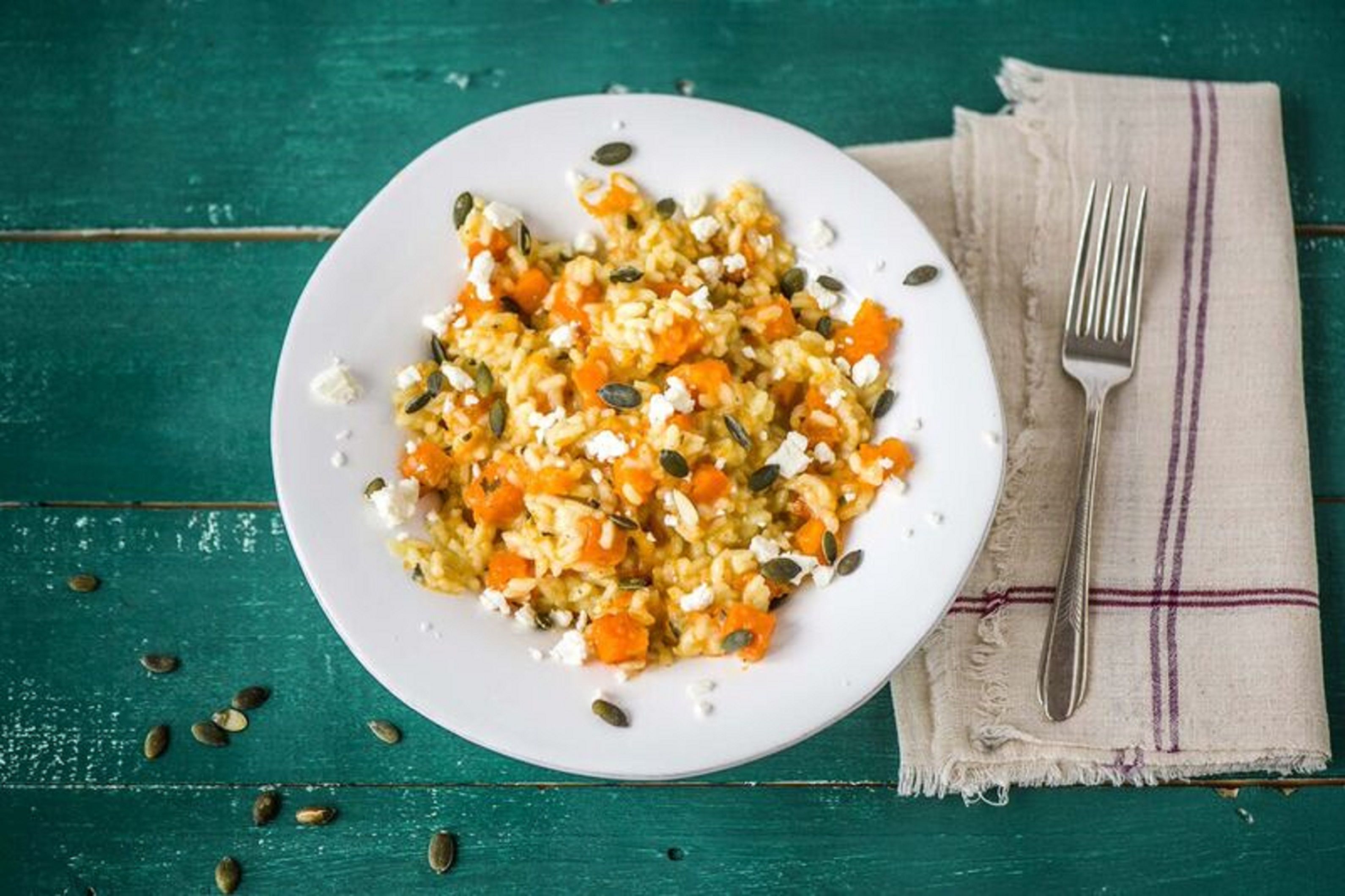 Butternut Squash and Sage Risotto with Feta and Pepitas Recipe HelloFresh