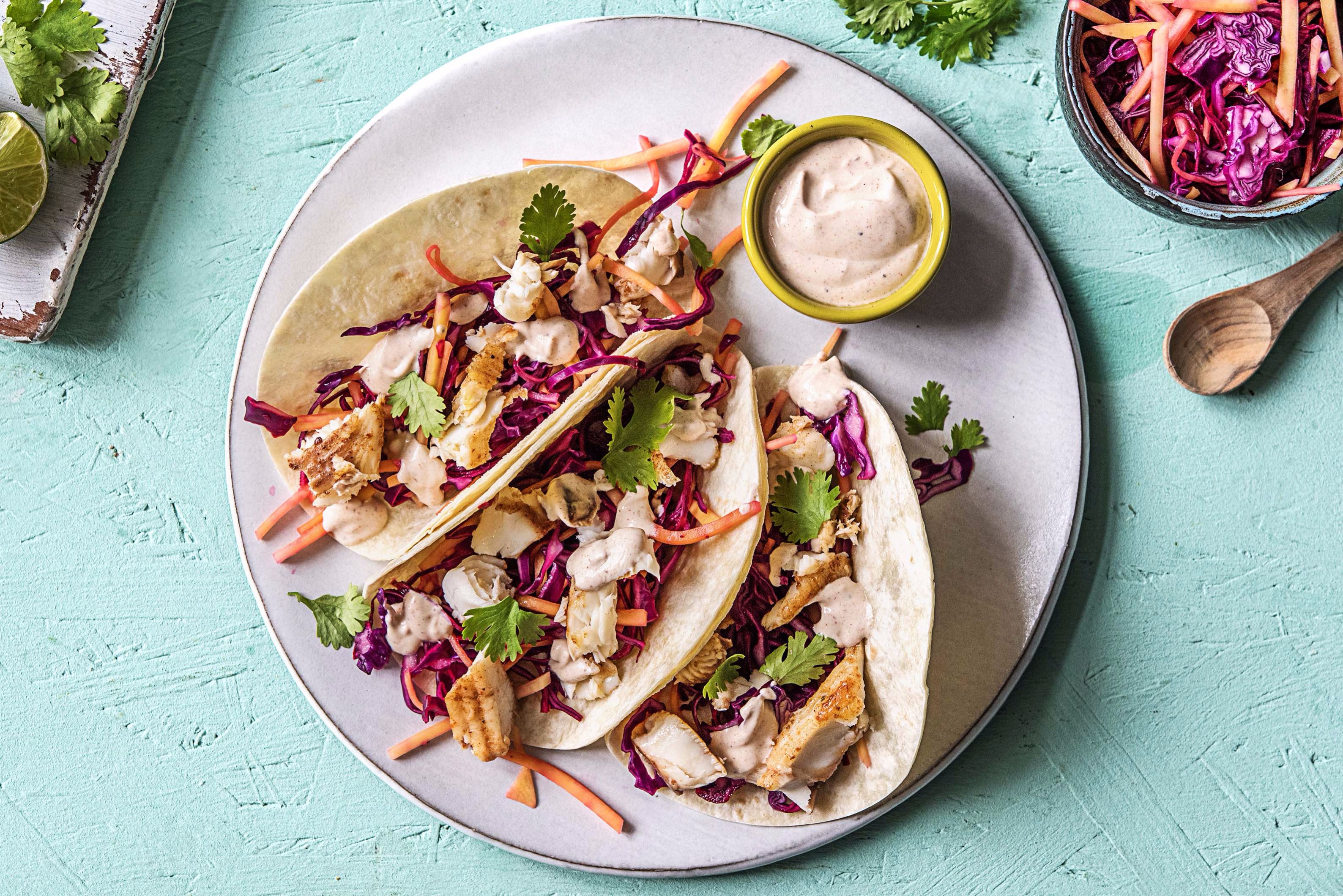 Tropical Fish Tacos Recipe | HelloFresh